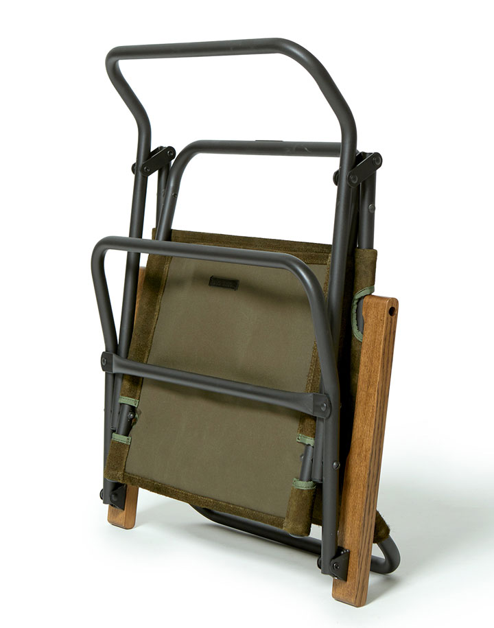 hobo×TRUCK Waterproof Leather Folding Low Chair | TRUCK FURNITURE
